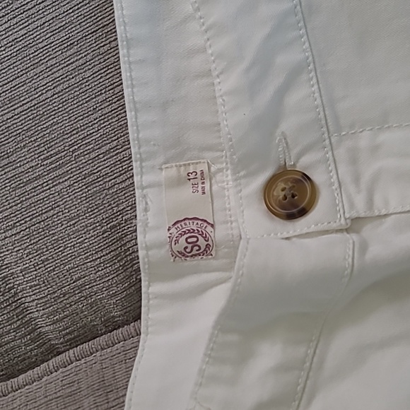 SO Brand Crisp White Linen Shorts - Picture 3 of 3